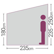 Quest Premium Steel Poled Kensington Caravan Porch Awning Any Season Quest - Dynamic Drive