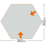 Quest Screen House 6 Pro Quick Pitch Camping Shelter Quest - Dynamic Drive