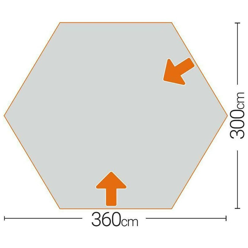 Quest Screen House 6 Pro Quick Pitch Camping Shelter Quest - Dynamic Drive