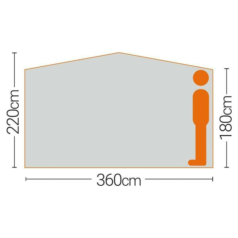 Quest Screen House 6 Pro Quick Pitch Camping Shelter Quest - Dynamic Drive