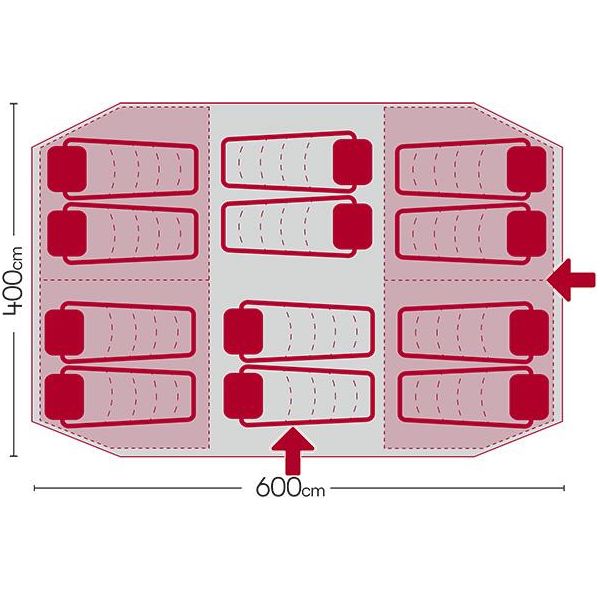 Quest Signature Emperor Glamping Bell Tent 12 Berth Quest - Dynamic Drive