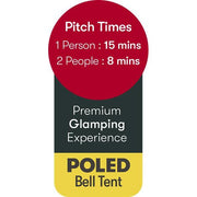 Quest Signature Gobi Glamping Bell Tent 4 Berth Quest - Dynamic Drive