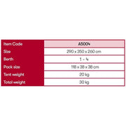 Quest Signature Gobi Glamping Bell Tent 4 Berth Quest - Dynamic Drive