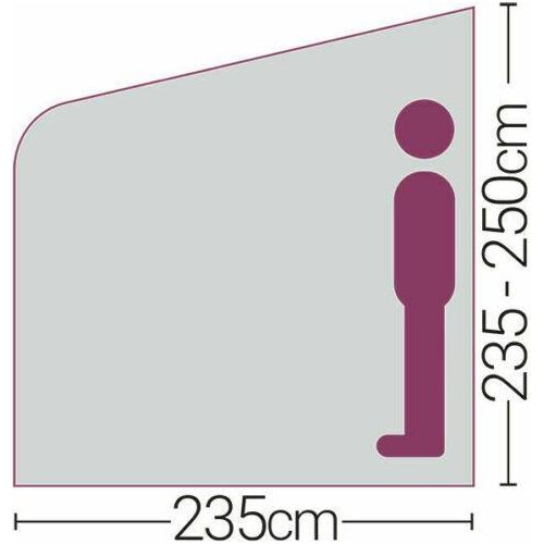 Quest Snowdon Premium Steel Frame Caravan Porch Awning Seasonal Pitch 340cm Quest - Dynamic Drive