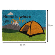 Quest Tent Door Mat Home Is Where You Pitch It Outdoor Heavy Duty Coir Quest - Dynamic Drive