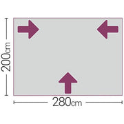 Quest Windsor Premium Steel Poled Touring Caravan Porch Awning All Season Quest - Dynamic Drive