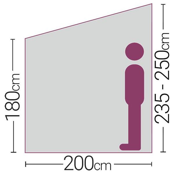 Quest Windsor Premium Steel Poled Touring Caravan Porch Awning All Season Quest - Dynamic Drive