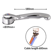Reich Twist Single Lever Mixer Tap, R/H, Chrome, 45 Degree Angle Spout, 48m Reich - Dynamic Drive