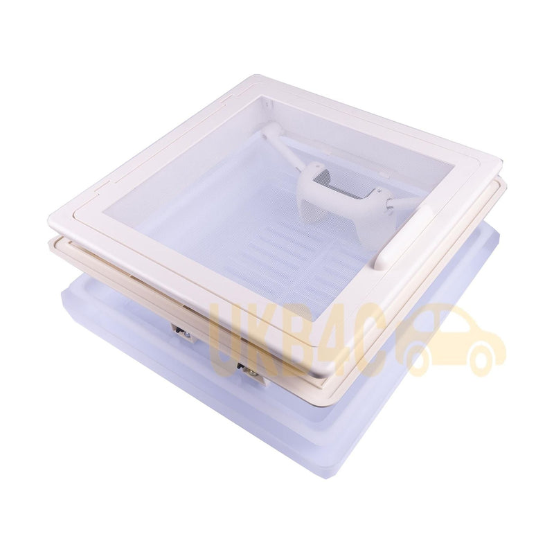 Roof Vent Sky Light Caravan Motorhome 280 X 280Mm Flynet White Mpk Rooflight MPK - Dynamic Drive