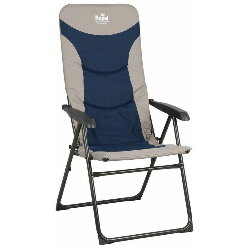 Royal Colonel Chair Blue High Back Camping Chair Royal - Dynamic Drive