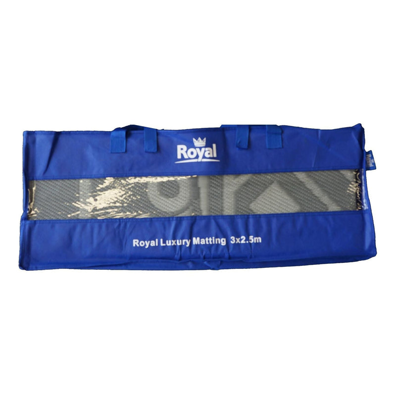 Royal Luxury Awning Matting & Tent Breathable Carpet Groundsheet With Deluxe Bag 5.5 X 2.5M Matting Royal - Dynamic Drive