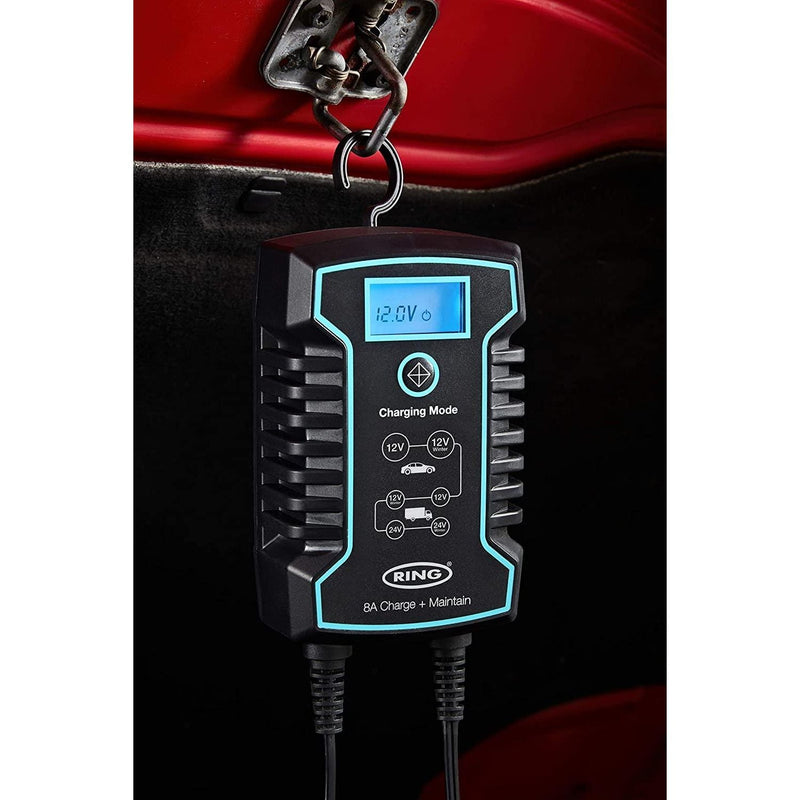 RSC808 Ring 8A Smart Charger and Battery Maintainer Ring Automotive - Dynamic Drive