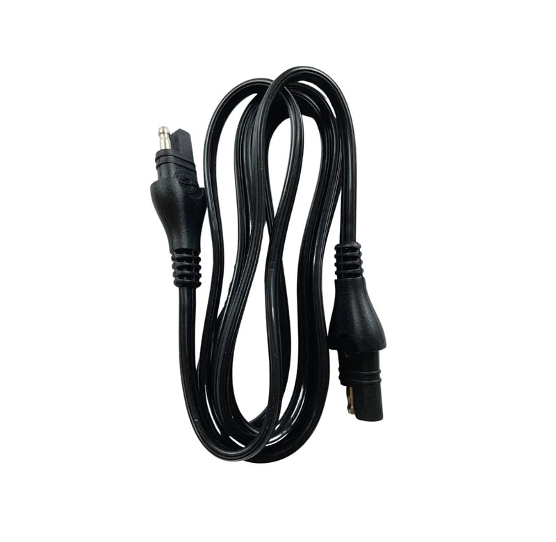 Milenco OptiMate SAE extension lead coiled showing both connector ends