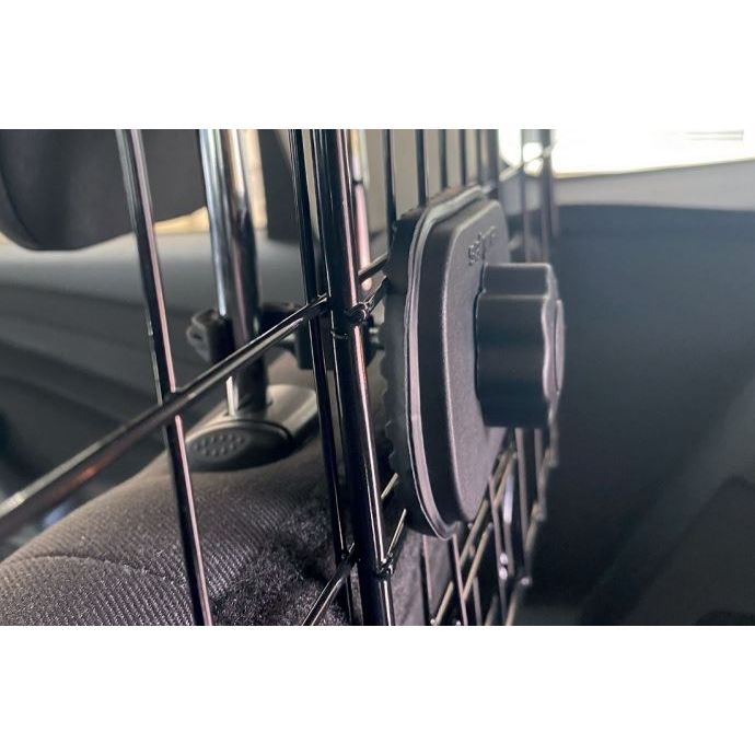 Sakura SS5453 Car Partition SUV Dog Guard Mesh Headrest In Black Sakura - Dynamic Drive