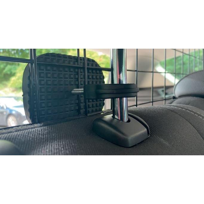 Sakura SS5453 Car Partition SUV Dog Guard Mesh Headrest In Black Sakura - Dynamic Drive