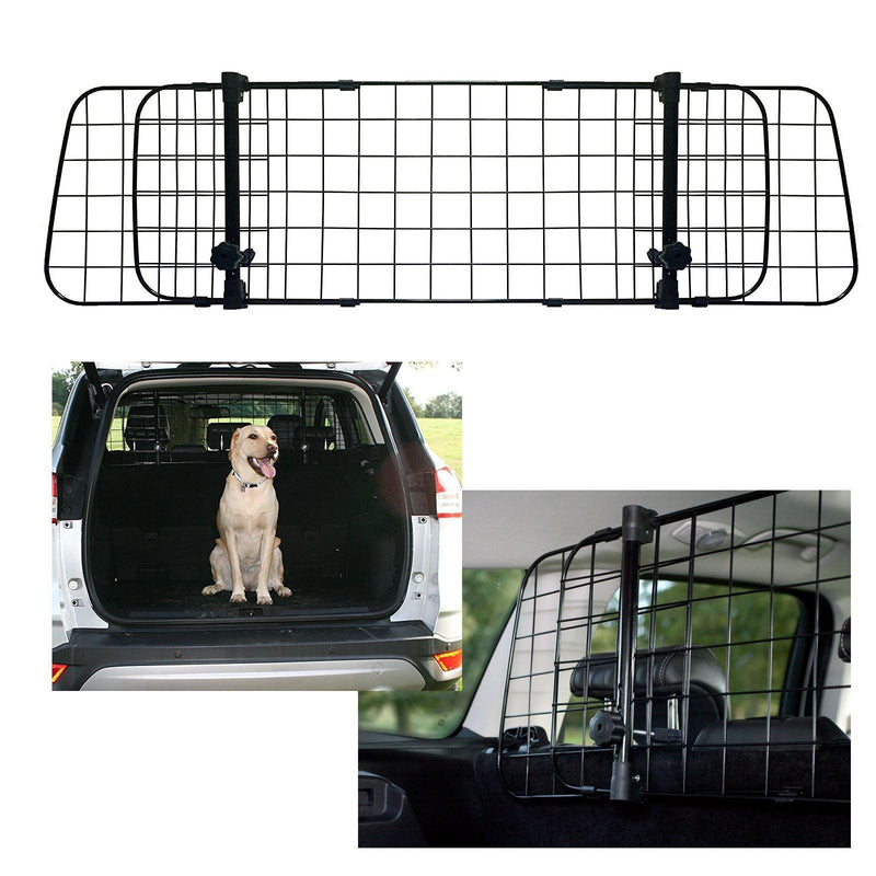 Sakura Universal Dog Guard Adjustable Safety Travel Dog Pet Headrest Car Mesh Barrier UKB4C - Bars 4 Cars
