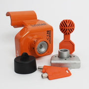Saracen Gullwing AKS2004 / AKS3004 - Insurance Approved AlKo Caravan Hitch Lock Purpleline - Dynamic Drive