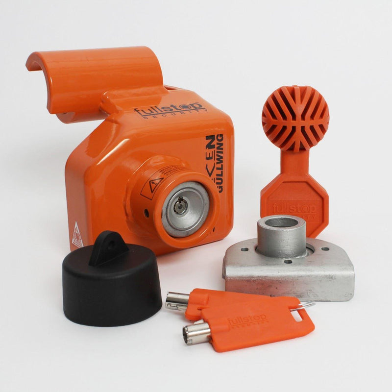 Saracen Gullwing AKS2004 / AKS3004 - Insurance Approved AlKo Caravan Hitch Lock Purpleline - Dynamic Drive