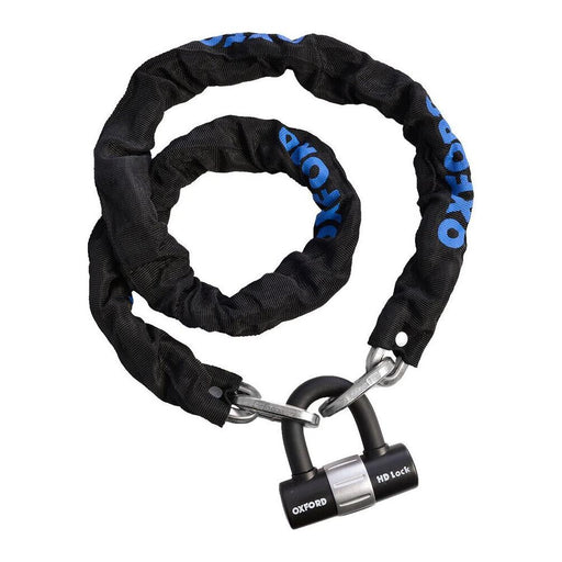 SAS 1.5M Heavy Duty 10mm Security Chain & Padlock - Bike Caravan Trailer SAS - Dynamic Drive