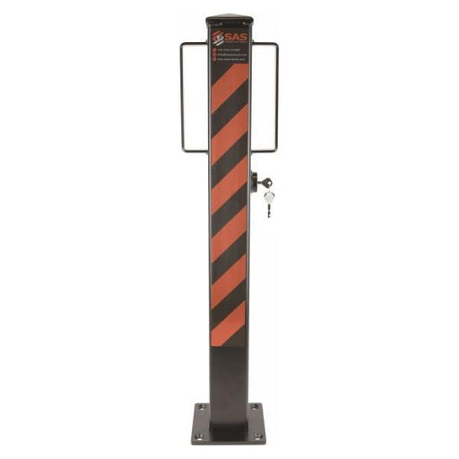 SAS Heavy Duty Security Post Folding Bolt Down Safety Post SAS - Dynamic Drive