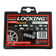 SAS M14 x 1.5 Premium Locking Wheel Bolts, Set of 4 in case Ifor Williams Trailers SAS - Dynamic Drive