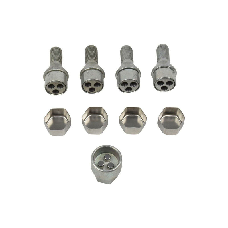 SAS Security 4 Locking Wheel Bolts M12 X 1.5 Caravan Trailer Motorhome SAS - Dynamic Drive