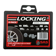 SAS Security Locking Wheel Bolts M12 X 1.5 Caravan Trailer Motorhome Car SAS - Dynamic Drive