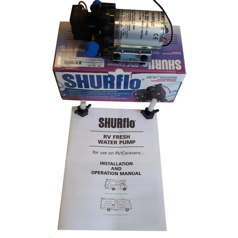Shurflo 30Psi Water Pump - Trial King 10 - 2095-403-443 Caravan/Motorhome/Boat Shurflo - Dynamic Drive
