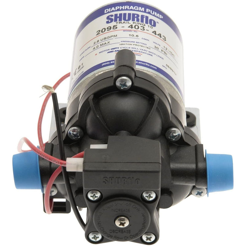 Shurflo 30Psi Water Pump - Trial King 10 - 2095-403-443 Caravan/Motorhome/Boat Shurflo - Dynamic Drive