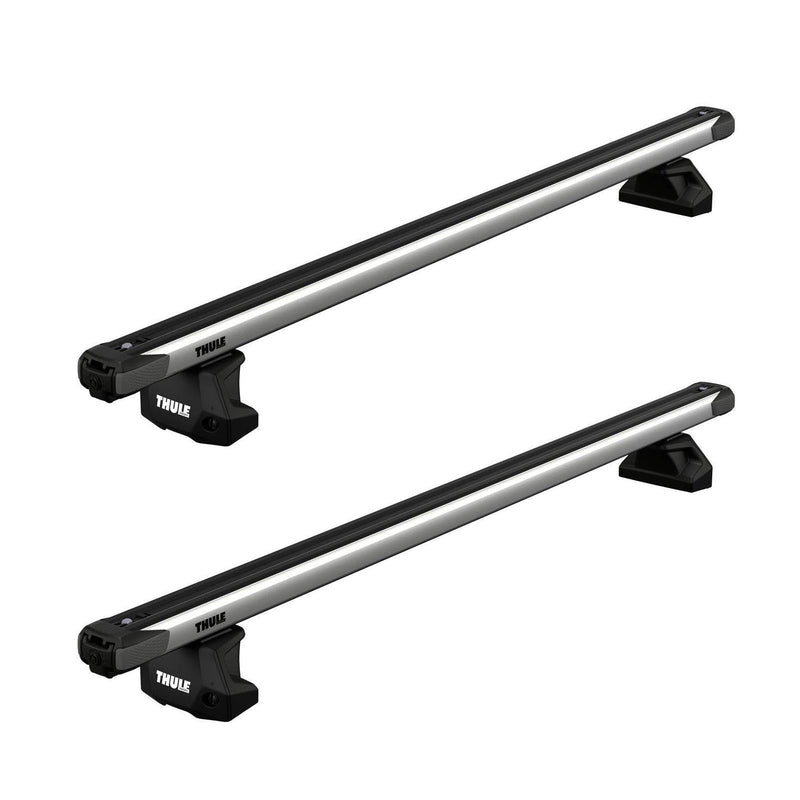 Thule SlideBar Evo Roof Bars Aluminum fits Volkswagen Multivan (T5) 2003-2015 4 doors with T-Profile - Thule - NN4 Online
