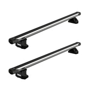 Thule SlideBar Evo Roof Bars Aluminum fits Ford Transit Custom Van 2013-2024 4-dr with Fixed Points - Thule - NN4 Online