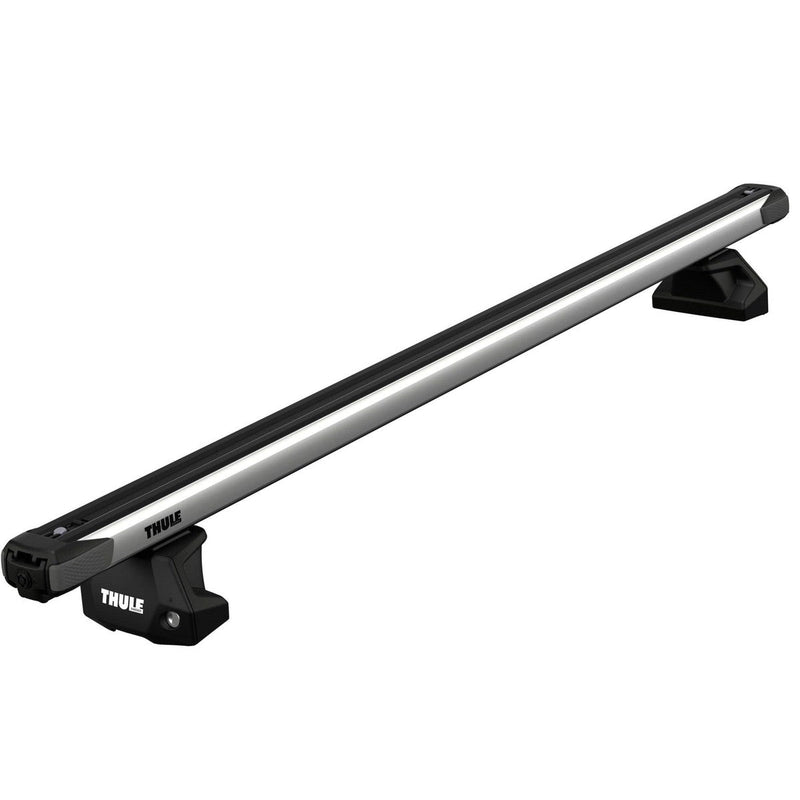 Thule SlideBar Roof Bars full kit 891000 710600 186076 installed on vehicle