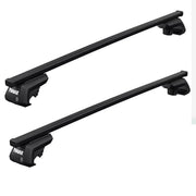 Thule SquareBar Evo Roof Bars Black fits Volkswagen Amarok 2023- 4 doors with Raised Rails - Thule - NN4 Online