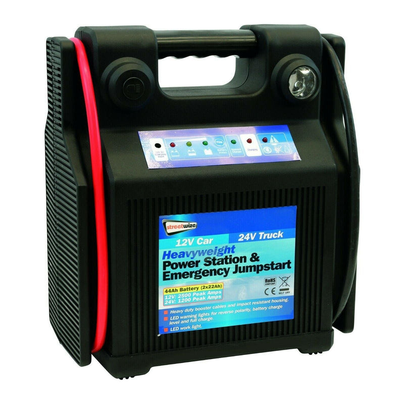 Streetwize 12v Car 24v Truck Heavy Duty Battery Jump Starter Streetwize - Dynamic Drive