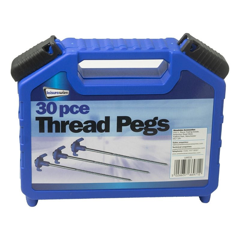 Streetwize Steel Screw Pegs Leisurewize - Dynamic Drive