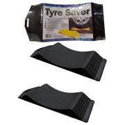 Streetwize Tyre Saver Wheel Chock Leveller Ramp x2 Leisurewize - Dynamic Drive