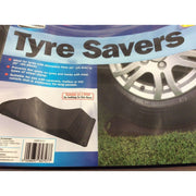 Streetwize Tyre Saver Wheel Chock Leveller Ramp x2 Leisurewize - Dynamic Drive