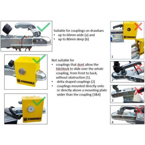 Stronghold SH5410 Strongbox Hitchlock For Knott, Steelpress And Winterhoff Hitch Stronghold - Dynamic Drive