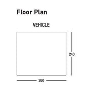 SunnCamp Swift Verao 260 Low (185-200cm) VW T5 T6 T6.1 Campervan Awning SunnCamp - Dynamic Drive