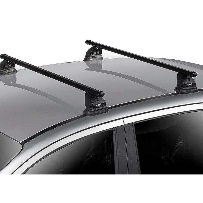 Summit Premium Steel Roof Bars fits Renault Megane MK2 2002-2010 Saloon 4-dr with Fixed Point - Summit Shop
