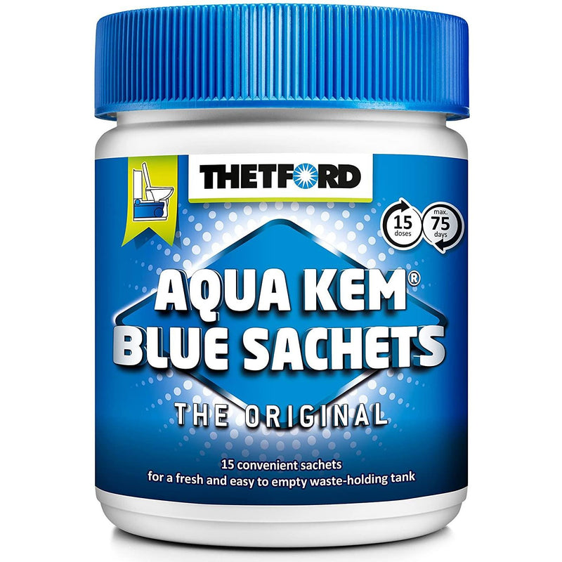 Thetford Aqua Kem Chemical Toilet Blue Bags 15 Sachets Thetford - Dynamic Drive