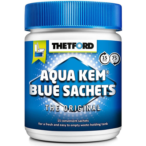 Thetford Aqua Kem Chemical Toilet Blue Bags 15 Sachets Thetford - Dynamic Drive