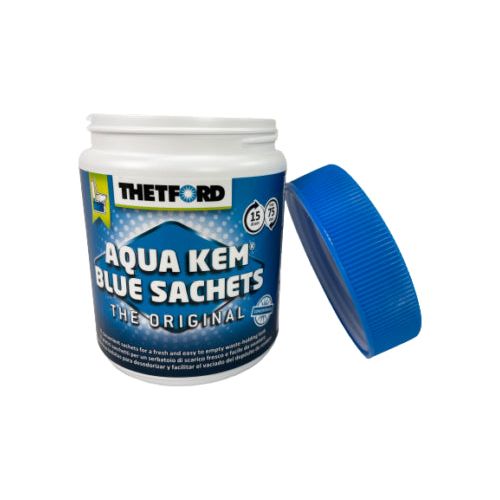 Thetford Aqua Kem Chemical Toilet Blue Bags 15 Sachets Thetford - Dynamic Drive