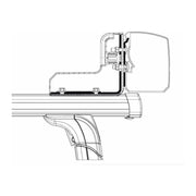 Thule Adapter Bracket Set fits Thule Roof Bars Racks to fit Thule Omnistor 3200 Thule - Dynamic Drive