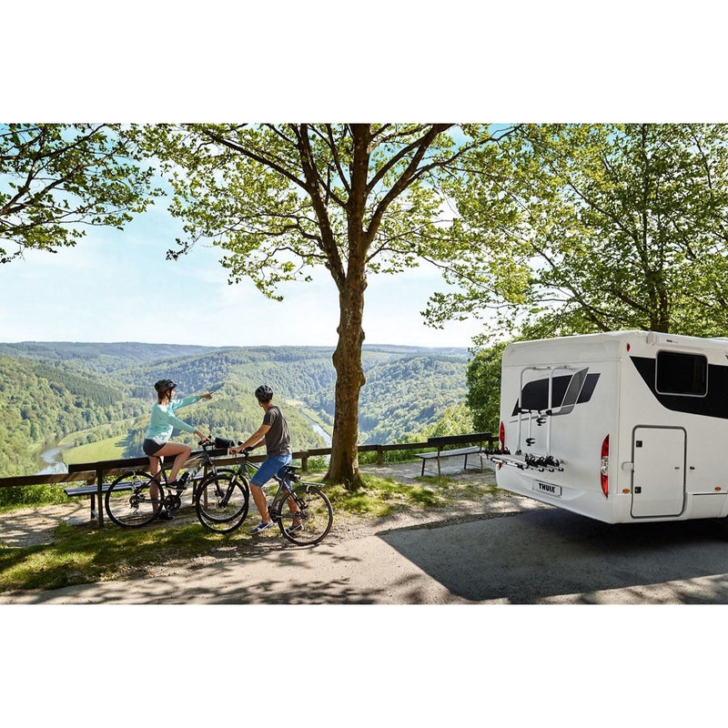 Thule Elite G2 Standard motorhome and caravan bike rack anodised gray Thule - Bars 4 Cars