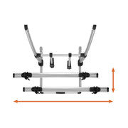 Thule Excellent Standard motorhome and caravan bike rack anodised gray Thule - Dynamic Drive