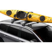 Thule Hull-a-Port Aero kayak carrier rack foldable j-style black Thule - Dynamic Drive