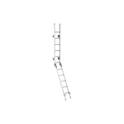 Thule Ladder Deluxe foldable double ladder 11 steps anodised gray Thule - Dynamic Drive