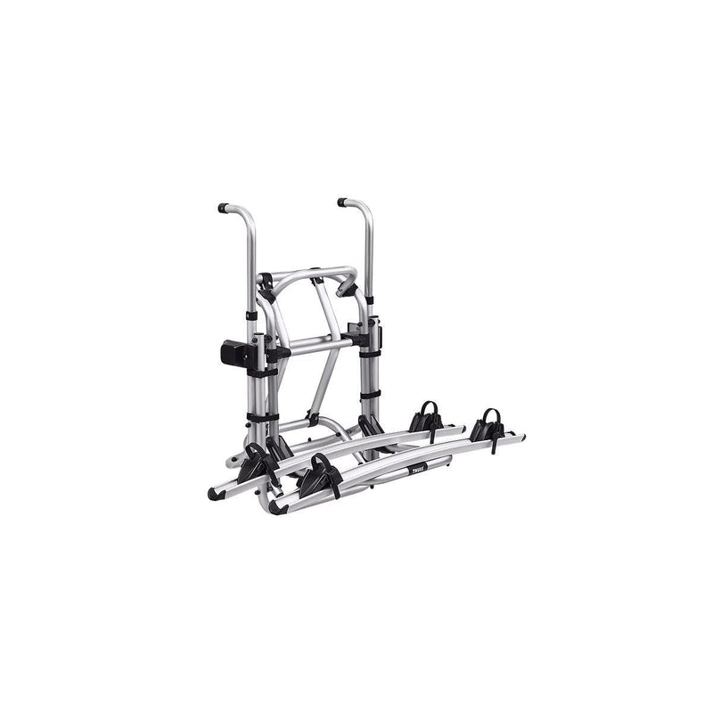 Thule Lift V16 manual platform motorhome and caravan bike rack anodised grey Thule - Bars 4 Cars