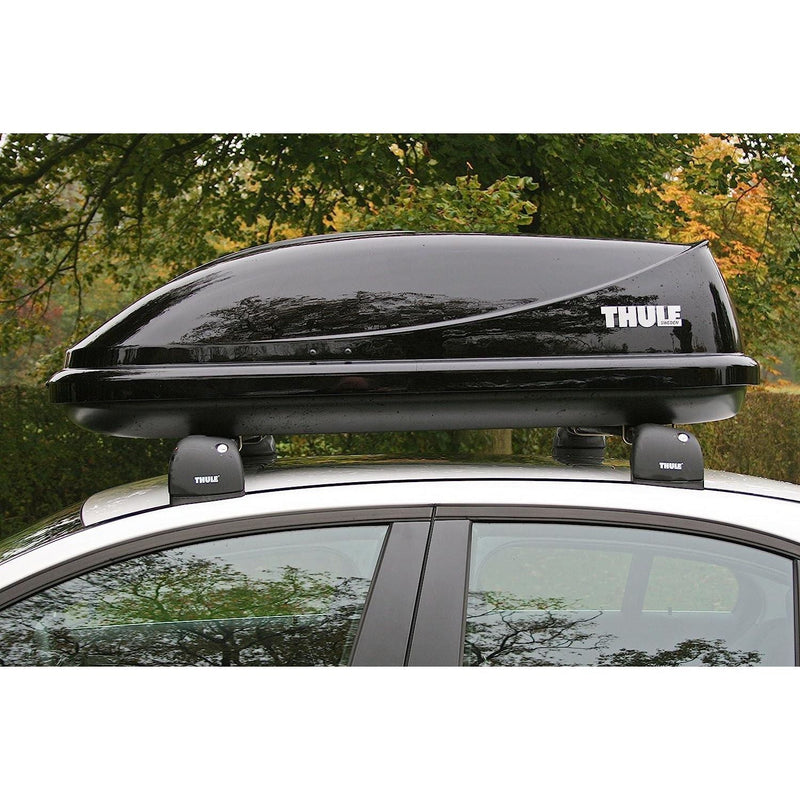 Thule Ocean 80 Car Roof Box Gloss Black Finish 320 Litre Thule - Bars 4 Cars